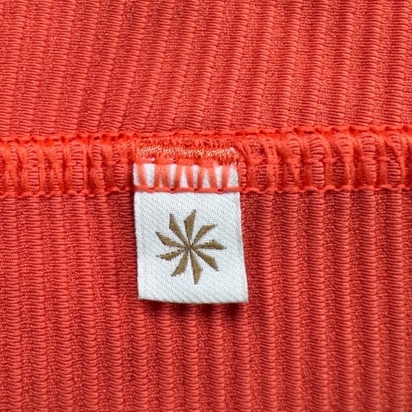 Athleta Alicia Keys Ribbed Yoga pants Bright Orange women’s 2X - Picture 5 of 7